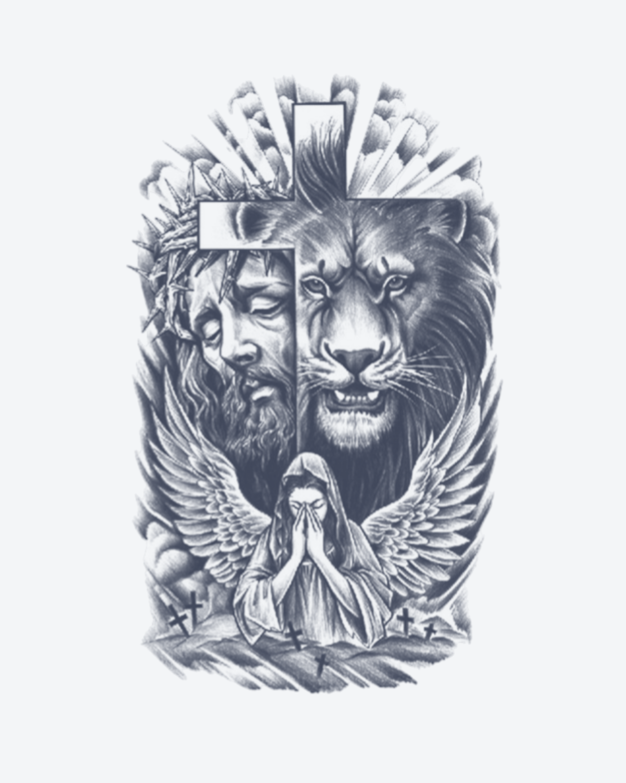 Croix et Lion Sacré