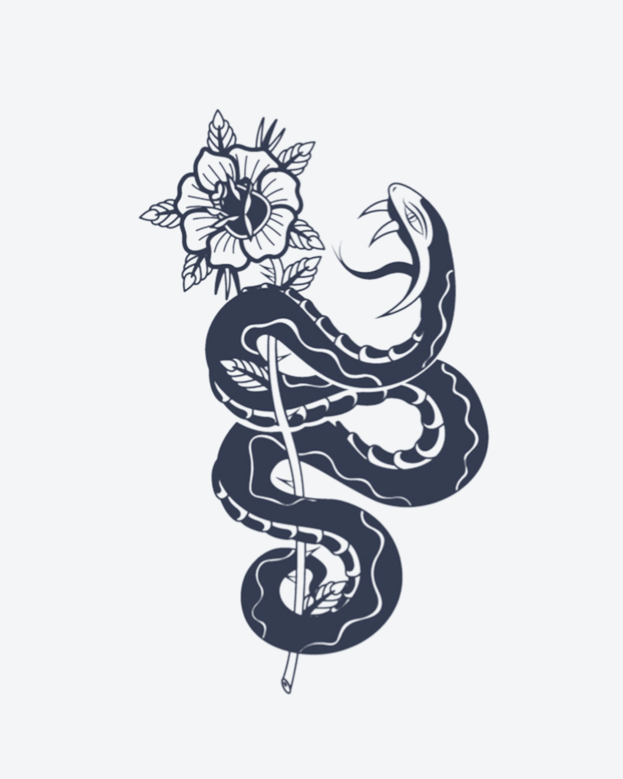 Serpent et Fleur