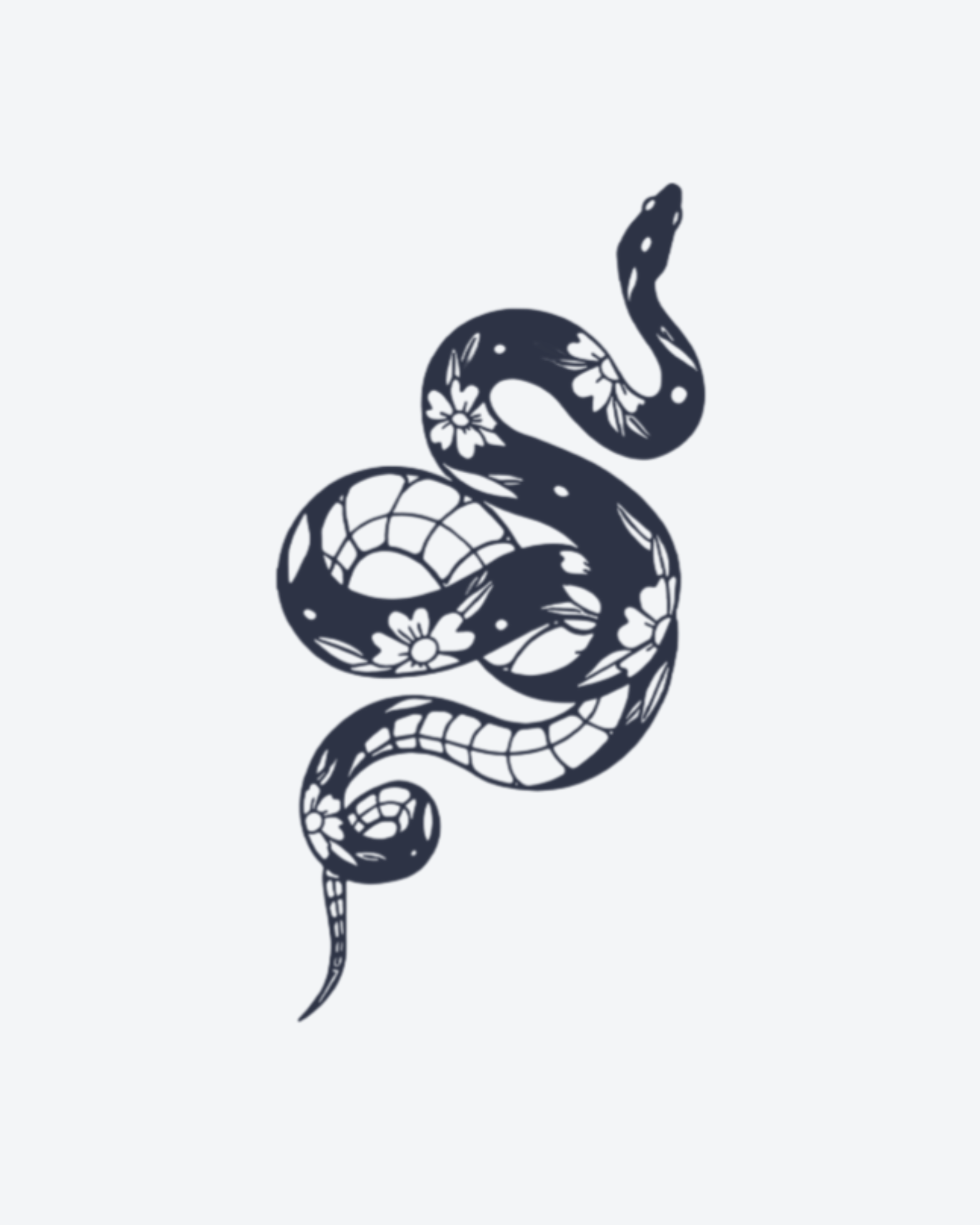 Serpent Fleuri