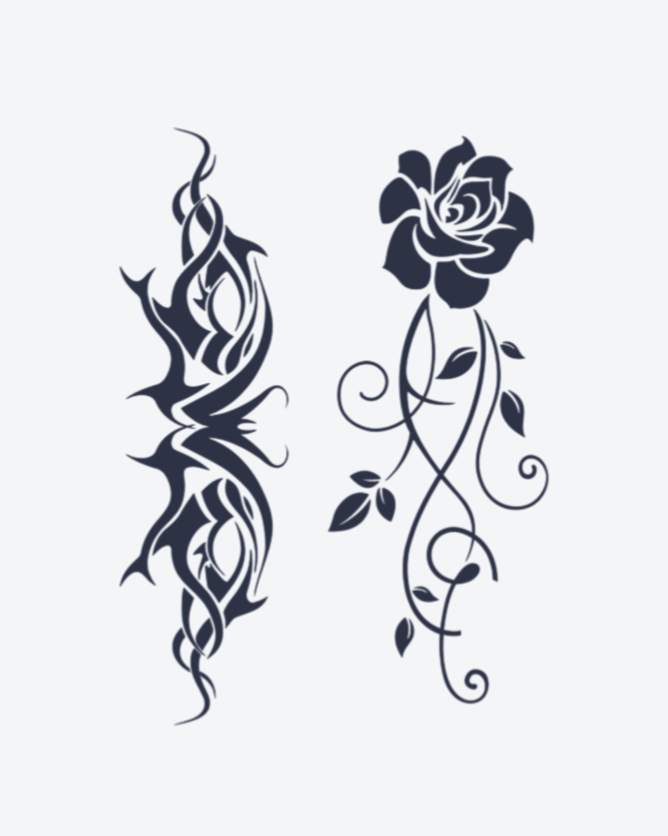 Tribal et Rose