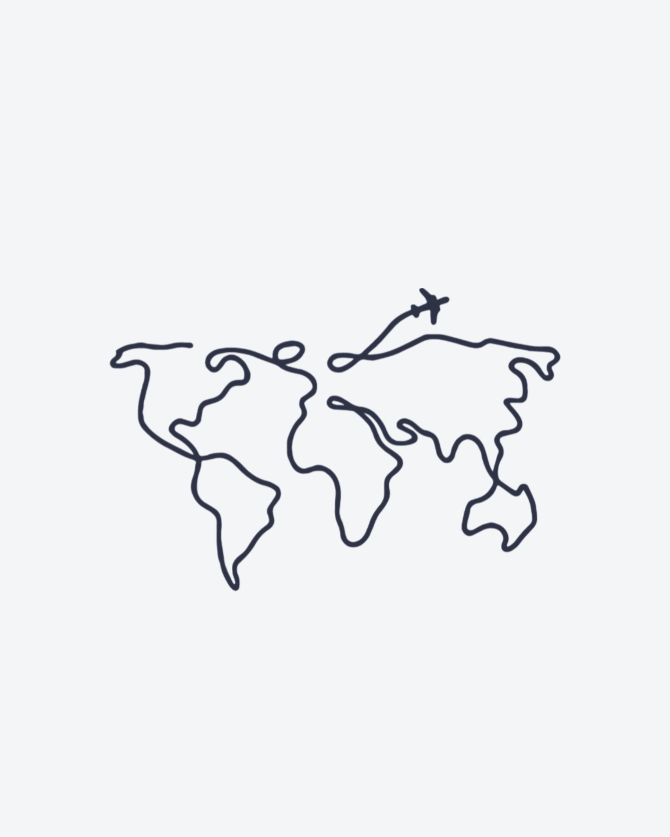 Avion Carte du Monde
