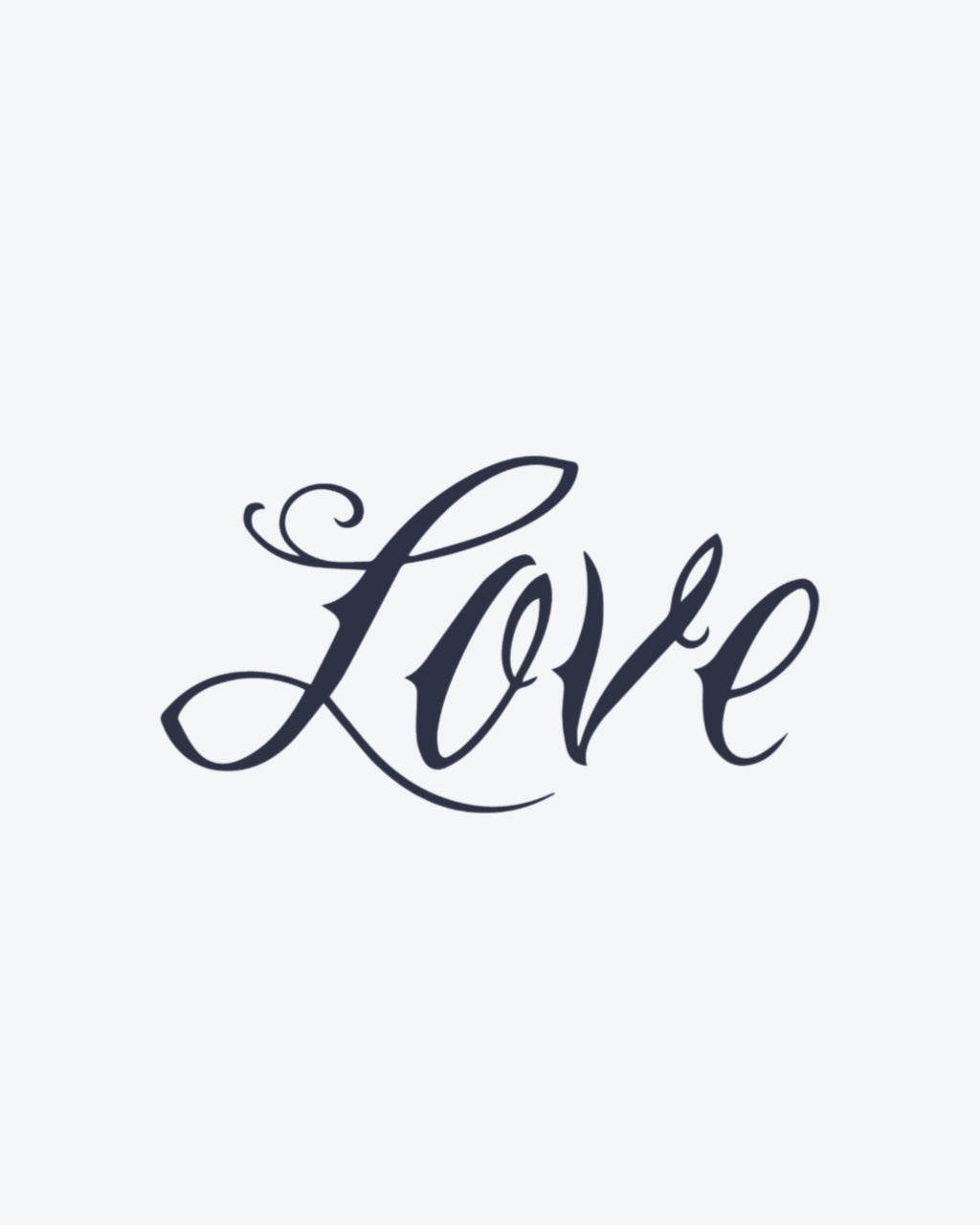 Love Calligraphie