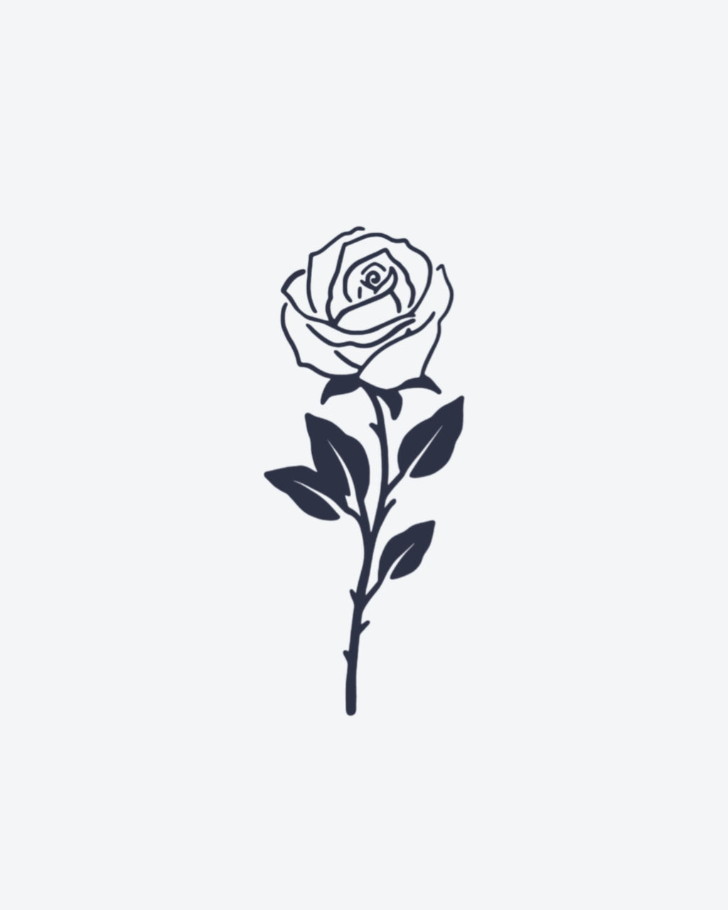 Rose Minimaliste