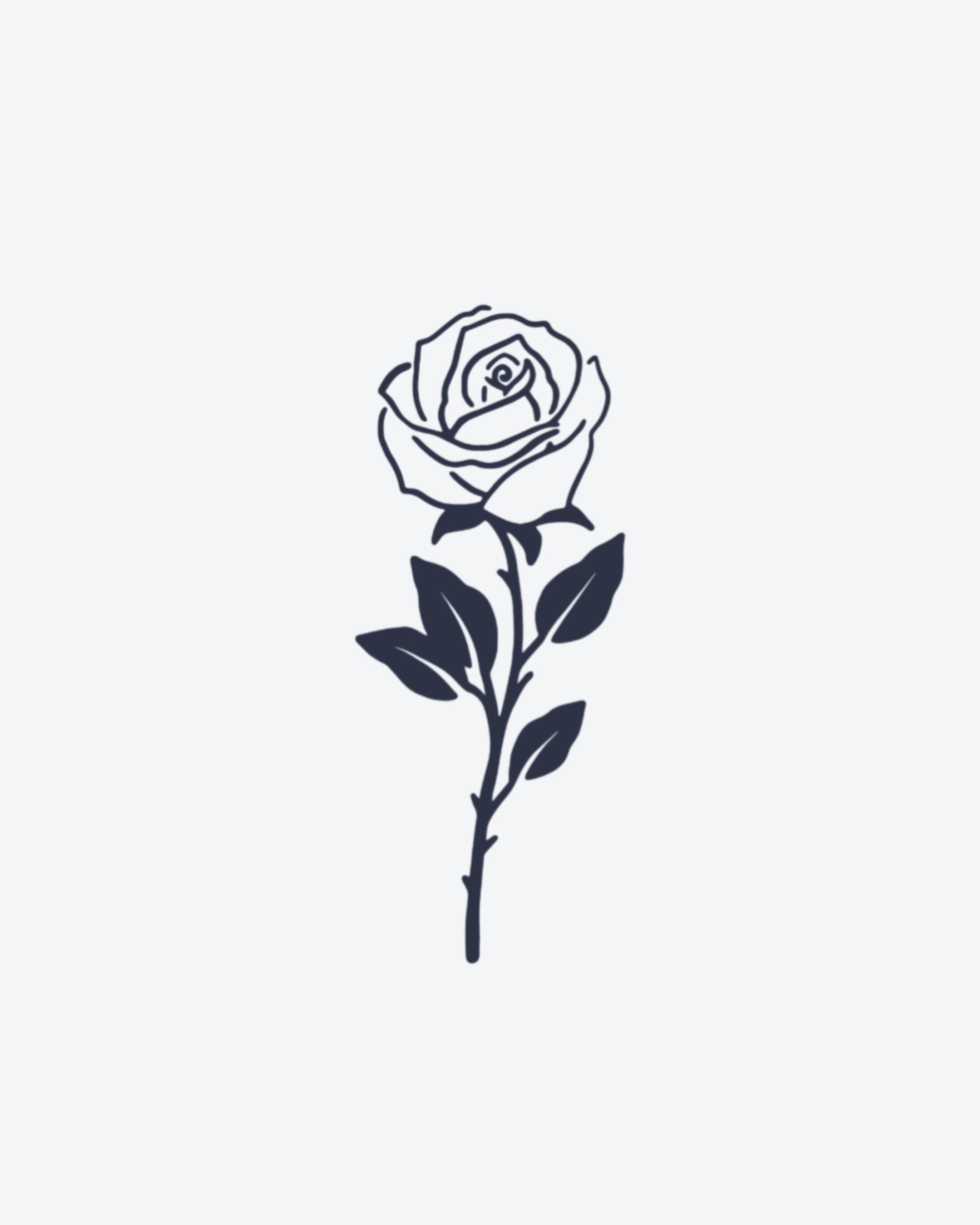 Rose Minimaliste