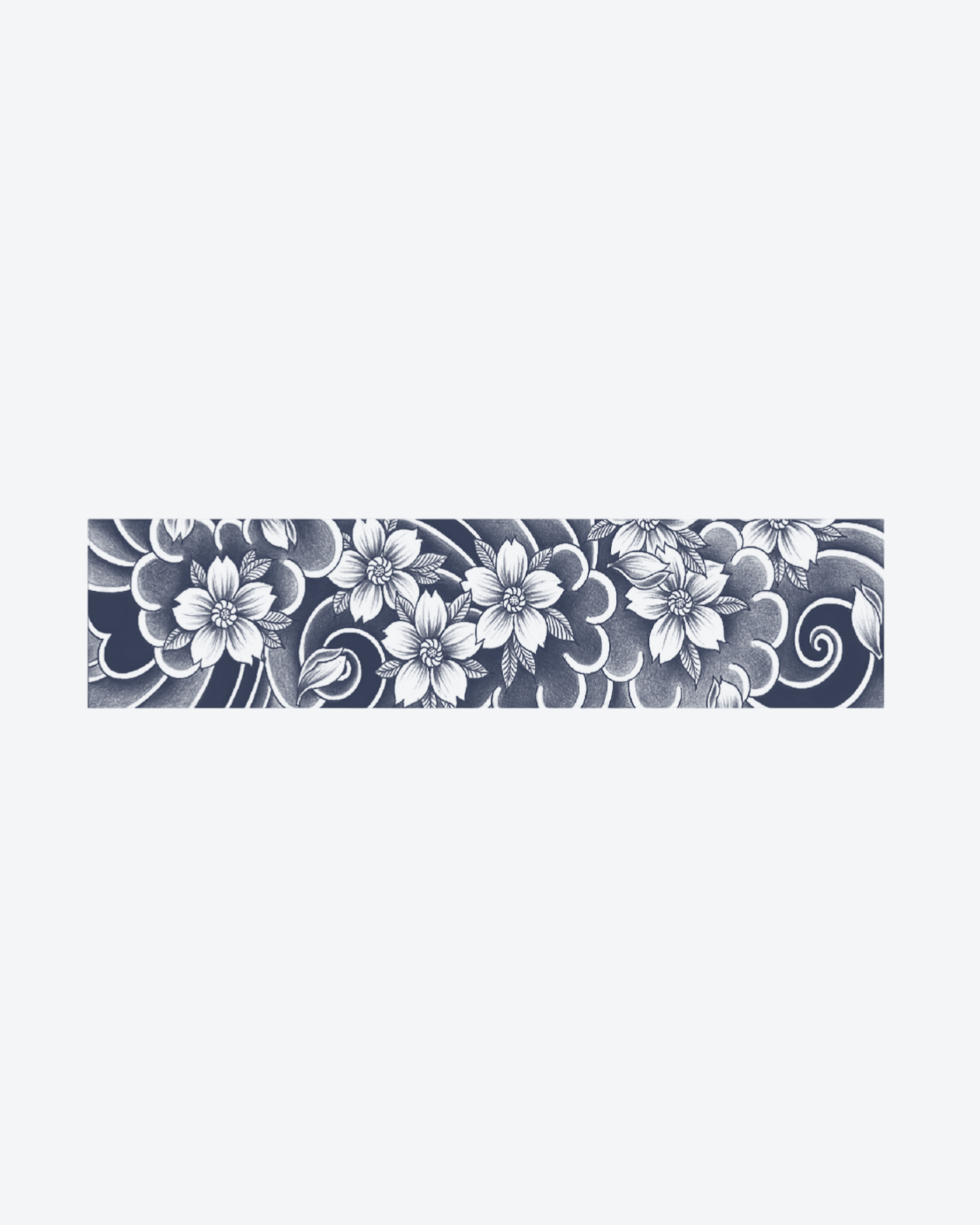 Bracelet Fleurs Gravées