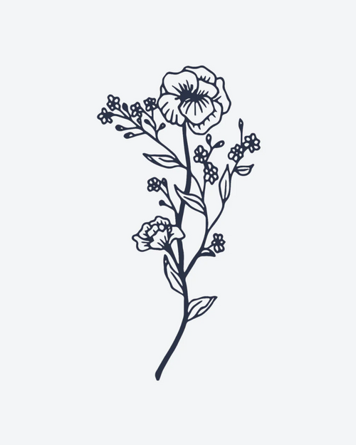 Branche fleurie
